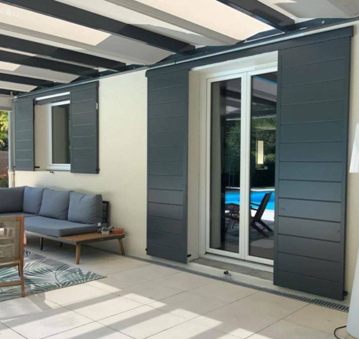 Volets aluminium coulissants haut de gamme Bandol