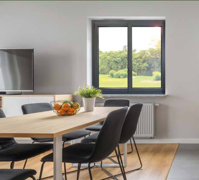 Fenêtre aluminium à ouvrant caché