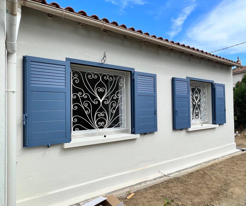 Pose de volets battants alu en rénovation à la Seyne-sur-Mer