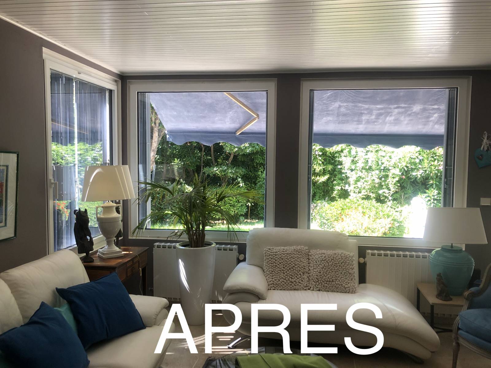 Baies vitrées en alu vitrage de sécurité La Garde 83130