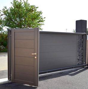 Portail coulissant avec portillon à Sanary