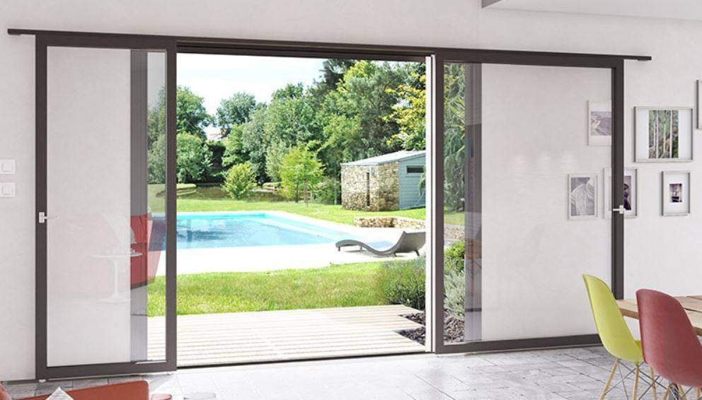 Coulissant mural 2 vantaux La Cadière d'Azur