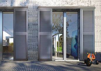 Volets alu coulissants aspect persiennes à Toulon   