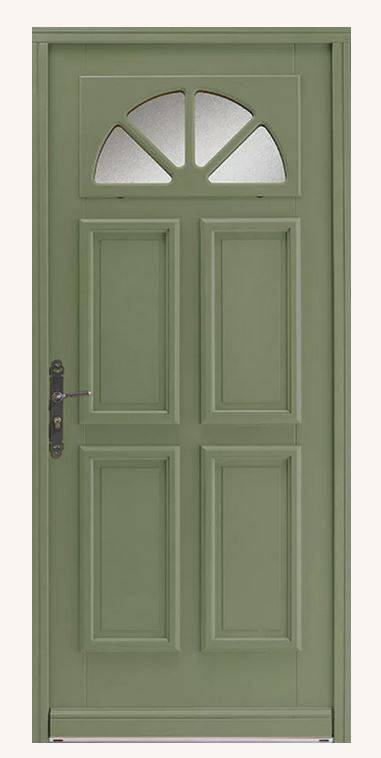 Porte d'entrée en bois à La Seyne-sur-Mer