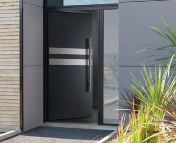 Porte d'entrée alu contemporaine Six-Fours
