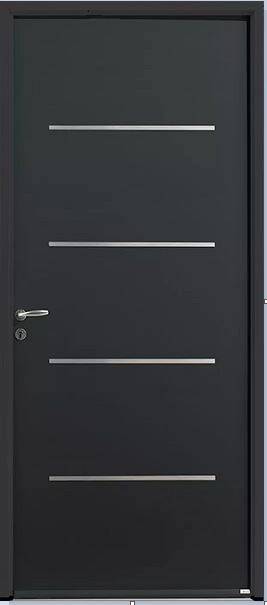 Porte d'entrée contemporaine à Six-Fours